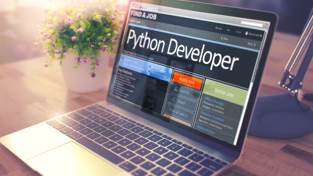 job listing for python developer